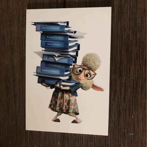 Disney Villains Postcards: Mixed Set 6 pack Aristocats, sword stone and Zootopia - Picture 2 of 8